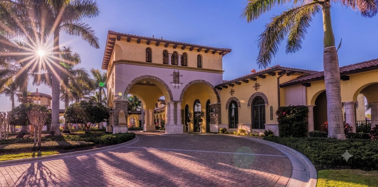 Clubhouse arches and courtyard (shared)