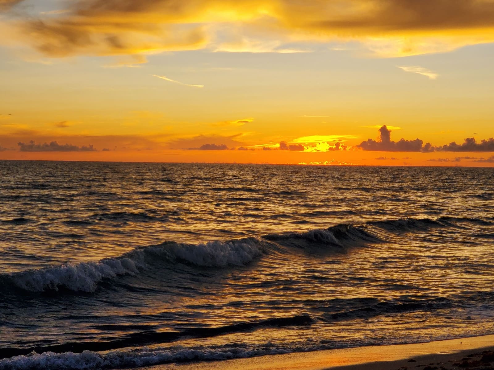 Sunset over the Gulf